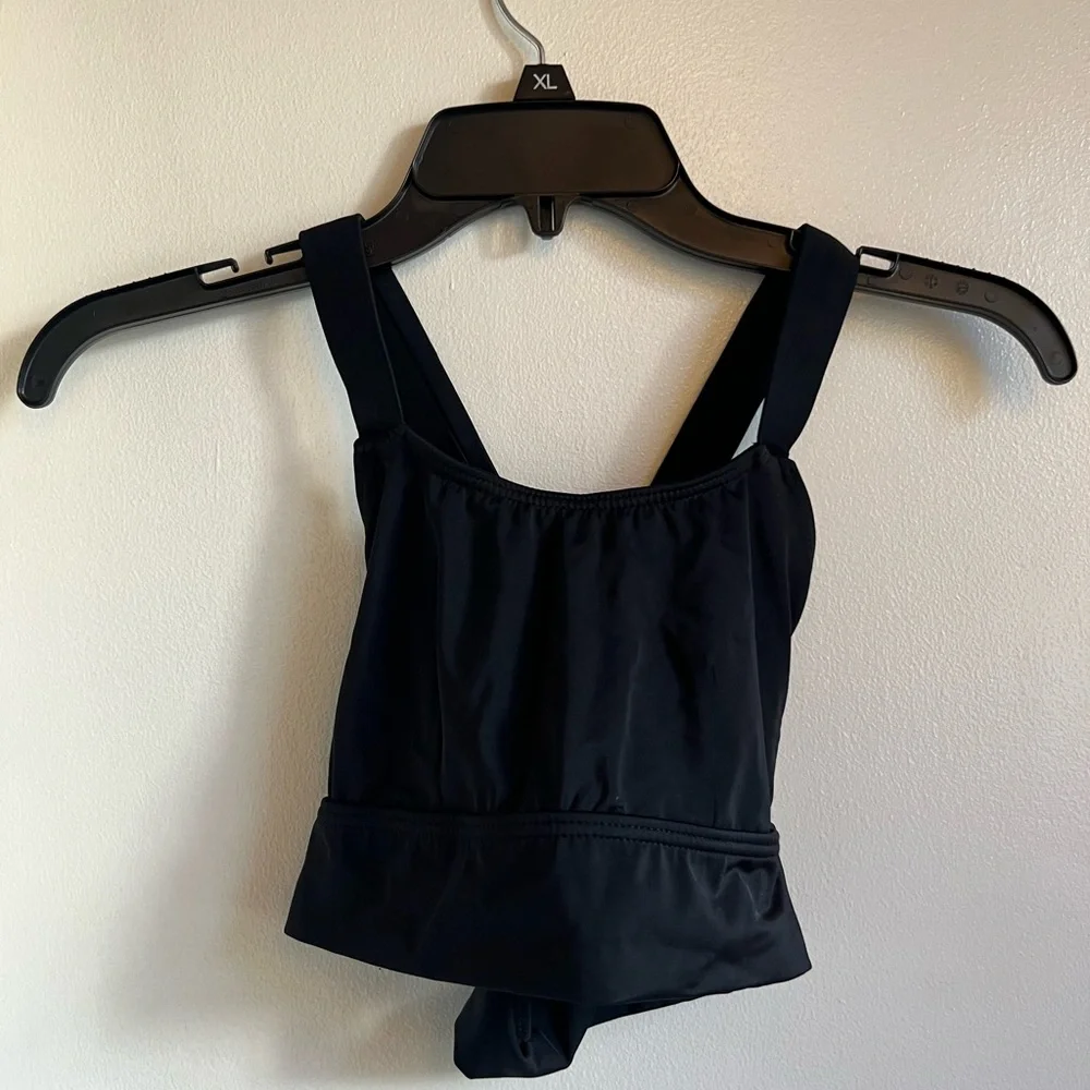 Balera, S, black, sports bra, Never Worn, crossing straps in the back, Dance Top - Picture 2 of 3